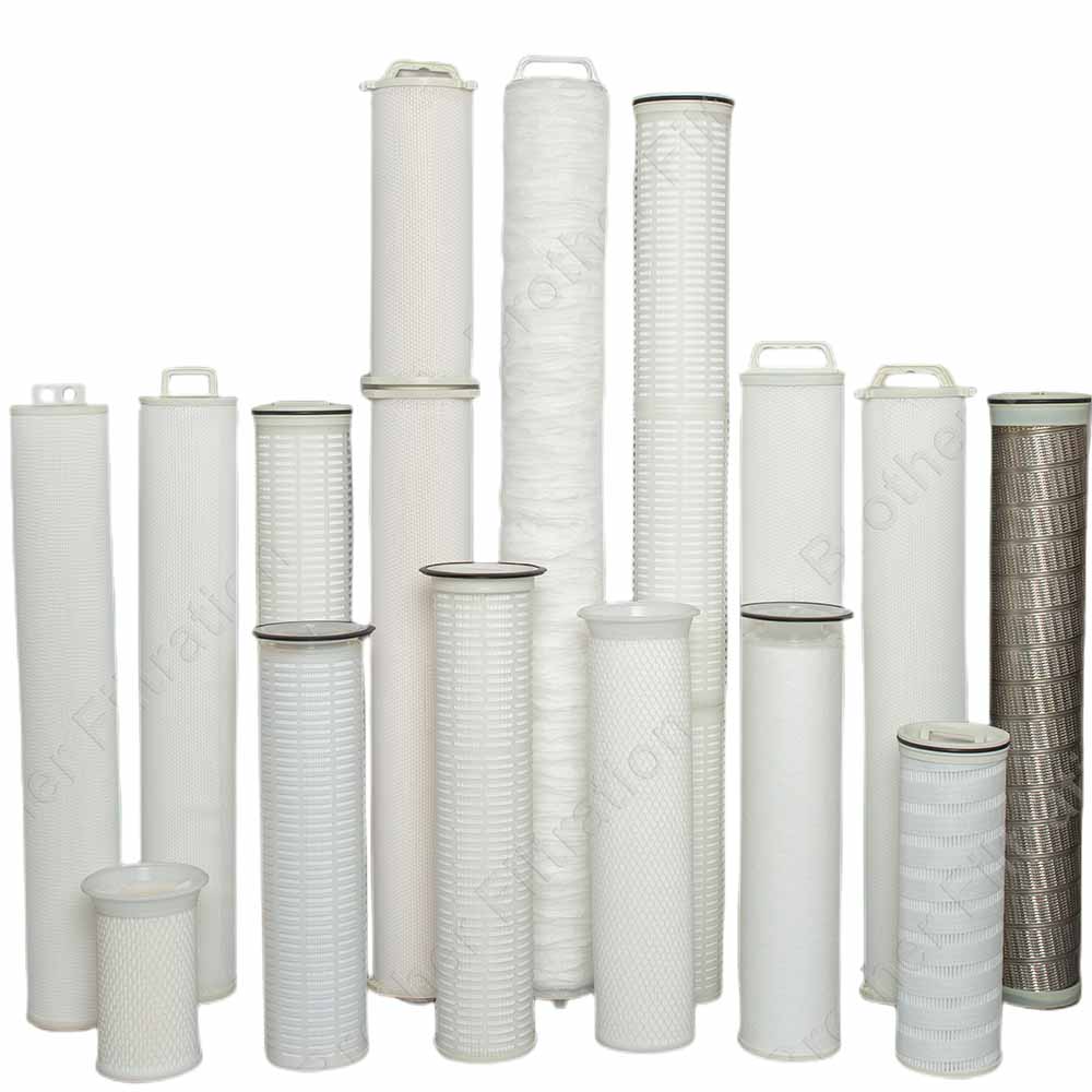 High flow filter cartridges