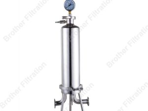 single filter cartridge housing