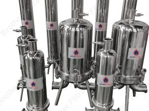 Sanitary filter housing