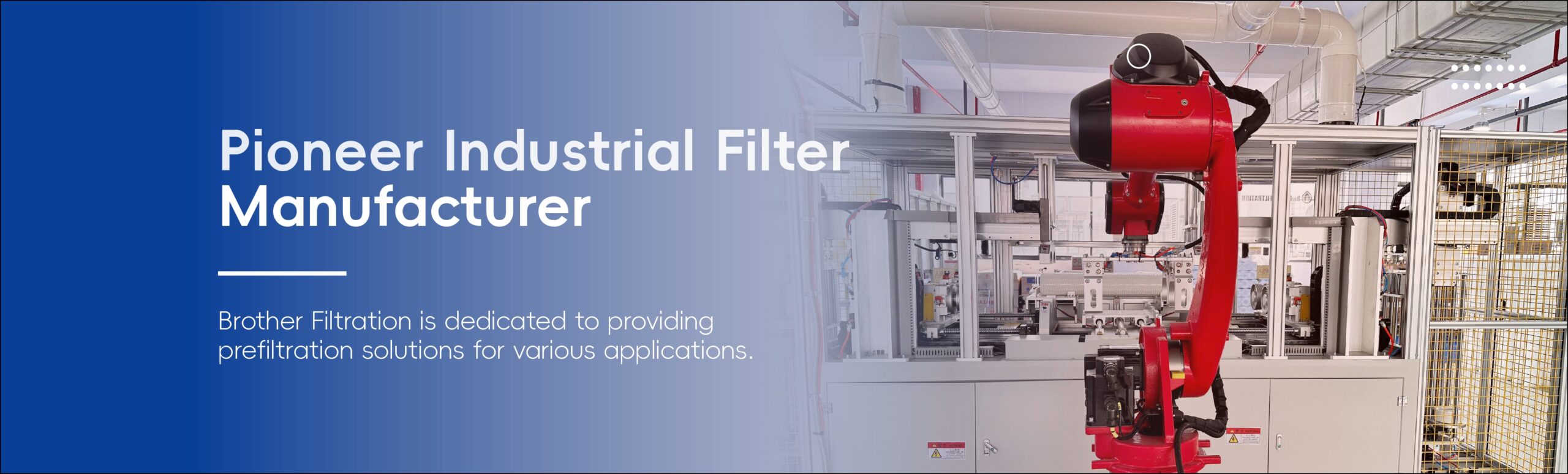 Pioneer industrial filter manufacturer